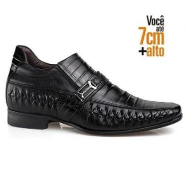 Imagem de Sapato Masculino 7 Cm + Alto Rafarillo Alth Couro Salto 3261-Masculino