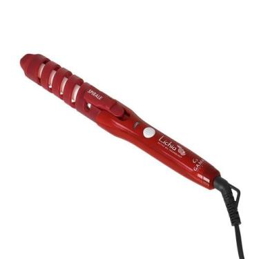 Imagem de Modelador de Cachos Gama Spirale Lichia com Ponta Fria, Vermelho, Bivo