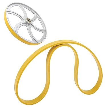 Imagem de TARSHYRY 2 Pçs Pneus de Serra de Fita Antiderrapante Pneu de Borracha para 10 Polegada Roda de Serra de Fita Com Redução de Ruído Tração e Coroa