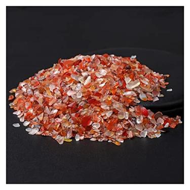 Imagem de Cristal natural áspero 20g-100g cristal natural quartzo rosa minério pedra de amostra mini 3-5 mm pedra para aquário decoração de casa DIY pedra semipreciosa jade joias antiguidades (cor: , (cor: