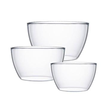 Imagem de Conjunto Bowl Tropical em Vidro 3 Peças - Ruvolo