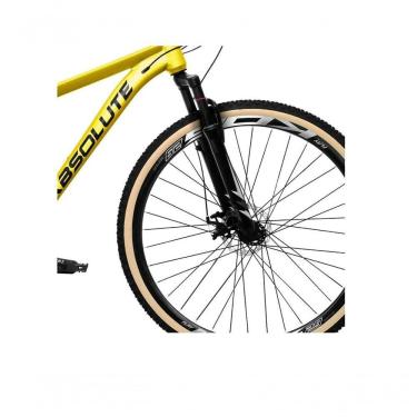 Imagem de Bicicleta Aro 29 Absolute Nero 5 Kit 2x9 Gta Sunrun K7 Freio A Disco Garfo Com Trava Mtb amarelo Tam: 17