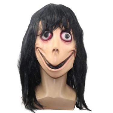 Imagem de Máscara Momo Yamamura Sadakos Latex para o Carnaval de Halloween - yiw