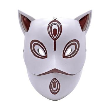 Imagem de Máscara de cosplay Mysterious Ninjas, resina de carnaval de Halloween 