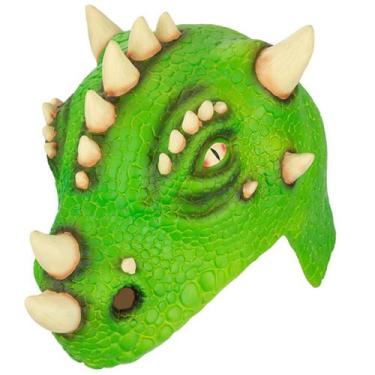 Imagem de Máscara, dinossauro, látex, rosto inteiro, festa de cosplay de Hallowe