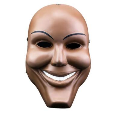 Imagem de Máscara de Halloween Purgess Smiling Face Cosplay Creepy Resin - yiwei