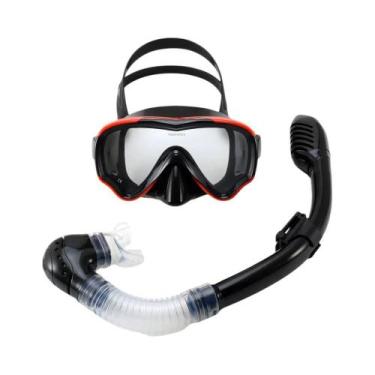 Imagem de Máscara De Mergulho Infantil Com Snorkel, Anti-Vazamento, Anti-Embaçan