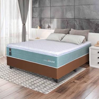 Imagem de Cama Box Lagos Molas Ensacadas Casal 138x188 King House