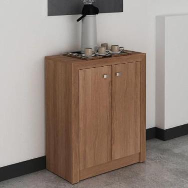 Imagem de Balcão para Escritório 2 Portas Me4103 Amêndoa - Tecno Mobili