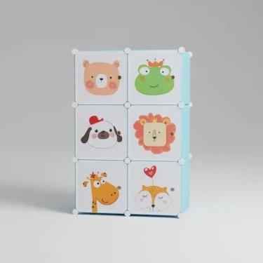 Imagem de Armário Infantil Modular 6 Portas Guarda Roupas Brinquedo - Yeet