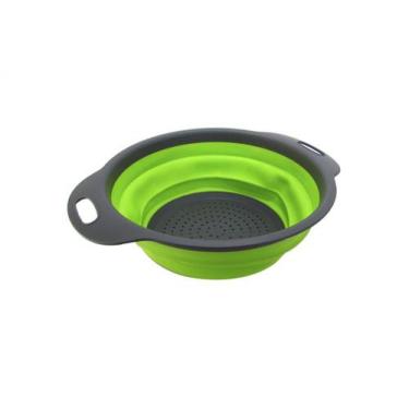 Imagem de Escorredor retrátil para massas, legumes e frutas de silicone 23cm - O