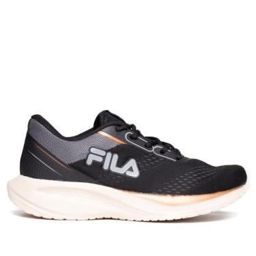 Imagem de Tênis Feminino Fila Rise Up Energized Esportivo Preto, Preto, 36