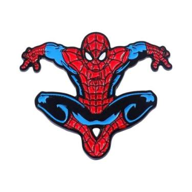 Imagem de Pins De Esmalte Do Filme Homem-Aranha, Broches De Metal, Acessório De 
