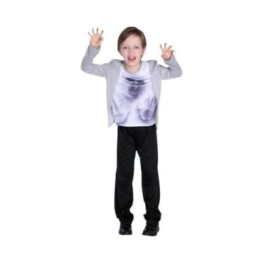 Imagem de Fantasia De Vampiro Para Crianças Para O Halloween, Traje Assustador P