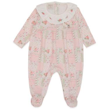 Imagem de Macacão Manga Longa Bebê Menina Florzinhas Mini &amp Co - Mini & Co, R