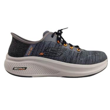 Imagem de Tênis Masculino Skechers 220852 Go Run Elevate 2.0, Cinza escuro, Lara