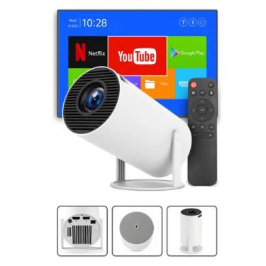 Imagem de Mini Projetor Hy300 Android 4k Portátil Wi-fi Bluetooth Hdmi Usb Cinem