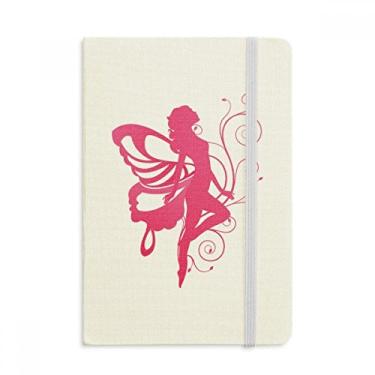 Imagem de Caderno de Borboleta com asa rosa Pretty Angel Capa rígida Diário Clássico A5