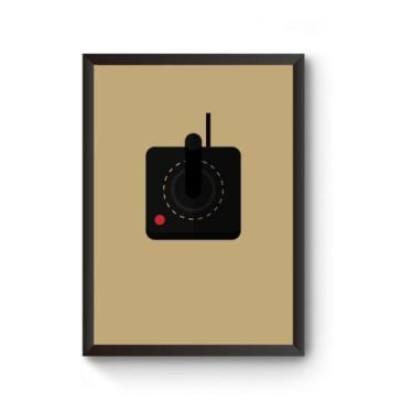 Imagem de Quadro Arte Controle Atari Poster - Fanarte