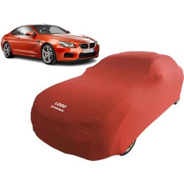 Imagem de Capa Tecido Lycra Proteção Carro Bmw Sedan M6 Luxo - Mz, Vermelha