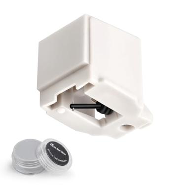 Imagem de Gartopvoiz Agulhas de reposição para toca-discos ATN3600L com gel de limpeza Stylus, compatível com Audio Technica AT-LP60 AT-LP60USB toca-discos Stylus
