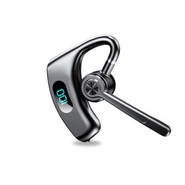 Imagem de Fone de Ouvido Bluetooth, Fone de Ouvido Sem Fio Bluetooth, Fones de Ouvido únicos Com Redução de Ruído para Celular, Laptop, Motorista e Caminhoneiro (Preto)