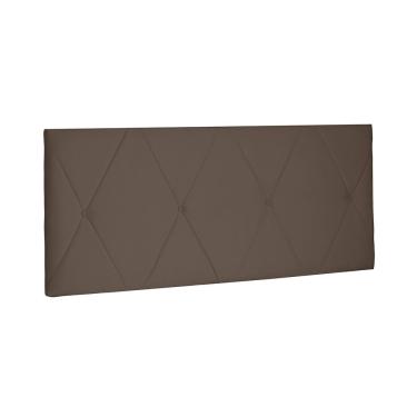 Imagem de Painel Aquilla Cama Box Casal 140cm Suede caramelo