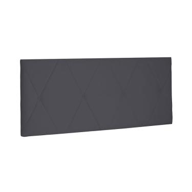 Imagem de Painel Aquilla Cama Box Solteiro 90cm Suede cinza