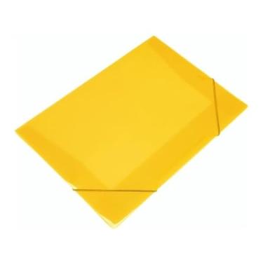 Imagem de Pasta com EláStico OfíCio Cores Organizar Documentos com 10 Unidades(Amarela Com 10 Und (ALR))