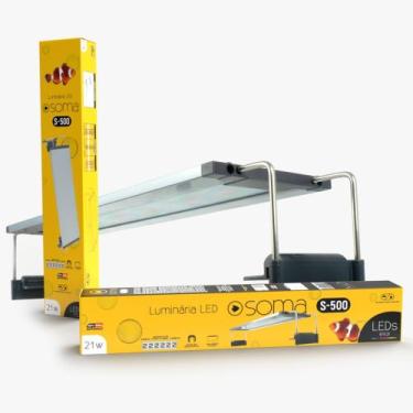 Imagem de Luminaria Led Soma S-500 21w 50cm Bivolt Aquario