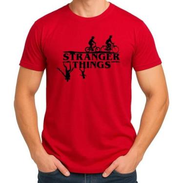 Imagem de Camiseta Camisa Adulto Feminina Masculina Algodão Série Stranger Thing