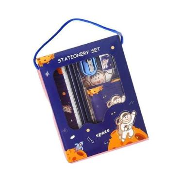 Imagem de Conjunto De Material Escolar Kawaii Para Crianças Com 6 Peças, Lápis, 