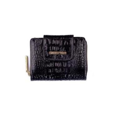 Imagem de Carteira feminina de couro croco 002-Feminino