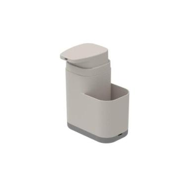 Imagem de Dispenser Para Detergente 550ml Com Porta Esponja Compacto Linha Liv O