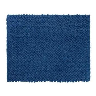 Imagem de Tapete Para Banheiro Microfibra Camesa Remix Azul - Camesa Industria T