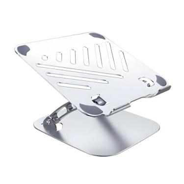 Imagem de Suporte Dobrável Portátil Ajustável de Aluminio Compatível com MacBook Air Pro, HP, Lenovo, Dell, mais laptops e tablets de 10 a 15,6 polegadas - Otimo para seu Home Office - SU220