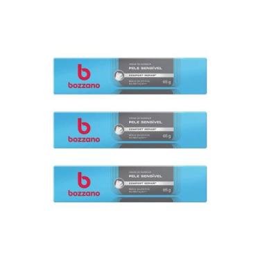 Imagem de Creme Barbear Bozzano 65G Pele Sensível - Kit Com 3Un