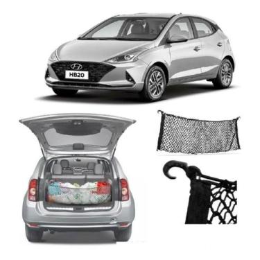Imagem de Rede Carga Organizadora Bolsa Porta Mala Bag Tela Hb20 - Auto's