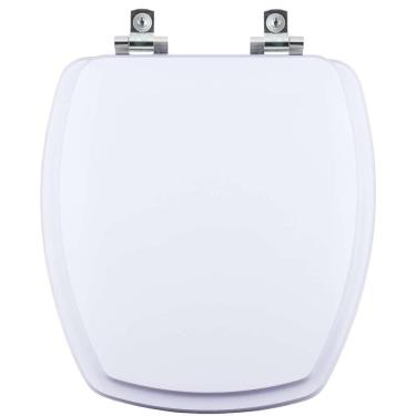 Imagem de Assento Sanitário Soft Close Perola Branco Para Vaso Pettra