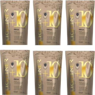 Imagem de Kit 6 Pó Descolorante Lightner Pérola +10 - CLESS