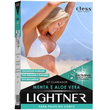 Imagem de Kit Clareador Lightner Menta e Aloe Vera Cless Clareamento Acelerado c