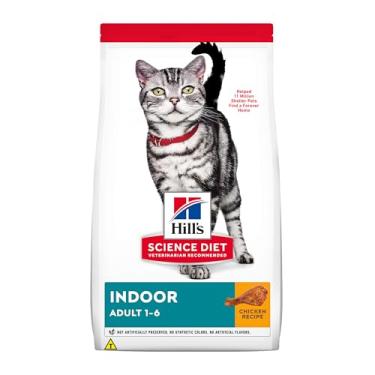 Imagem de Ração Hill's Science Diet Indoor para Gatos Adultos Castrados sabor frango - 3.17kg