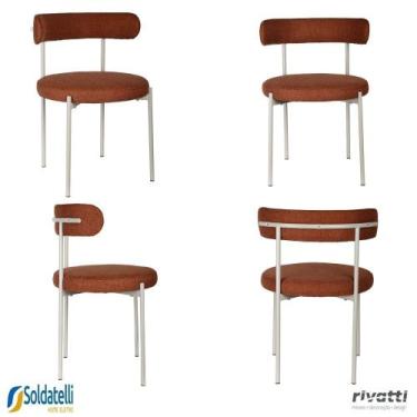Imagem de Kit 4 Cadeiras Serena em Tecido Várias Cores - Rivatti, Marrom