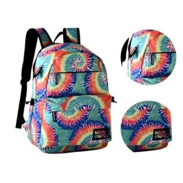 Imagem de Mochila Now United Tye Die Escolar Compartimento p/ Notebook-Unissex