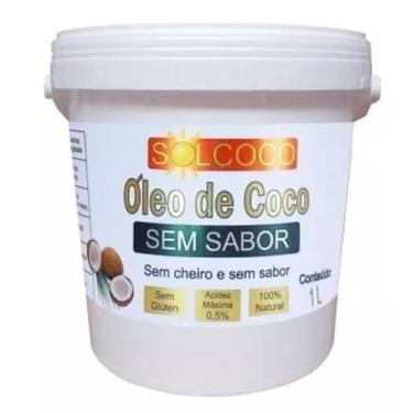 Imagem de Oleo de coco sem sabor e Sem Cheiro 1 lt - Solcoco