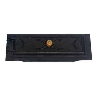 Imagem de Porta para Fogão de Ferro Fundido 46x16,5cm Forno Campeiro - LAURINDOS