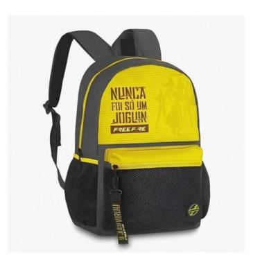 Imagem de Mochila Escolar de Costas Free Fire Oficial O Jogo Virou 17,5 FR2486 C