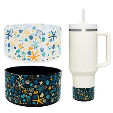 Imagem de Bota Protetora de Silicone para Garrafa Stanley Quencher 1.2L e IceFlo