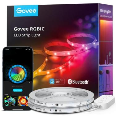 Imagem de Fita de LED RGBIC Govee 20m - Controle via Bluetooth e App