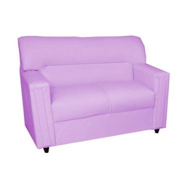 Imagem de Sofá Topázio 2 Lugares Courano Rosa Claro - Orthovida - Orthovida Colc